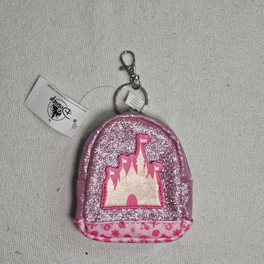 Disneyland Sleeping Beauty Castle Princess Mini Backpack Coin Pouch